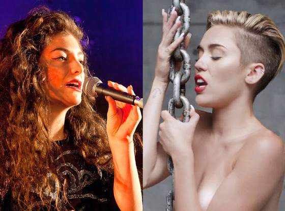 Miley Cyrus, Wrecking Ball, Lorde Miley Cyrus, Wrecking Ball, Lorde